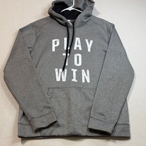 Old Navy Charcoal Hoodie with Play to Win Text